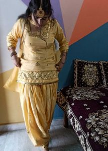 Mirror Work Full Patiala Suit