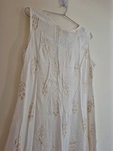 GoSriKi Women&#39;s Rayon Viscose Printed A-Line Kurta