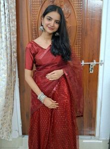 Maroon Lehenga Choli (: