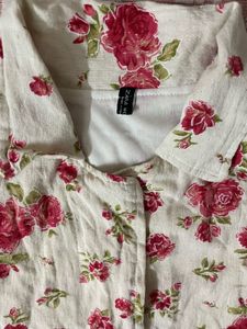 Floral Button-Up Top