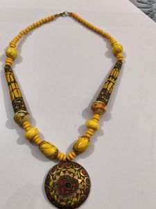 Western Neck Pieces Yellow Blue Multi
