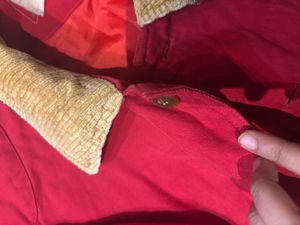 Red Vintage Style Winter Jacket