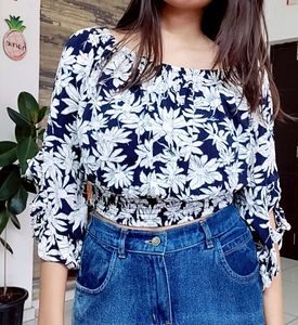Floral Crop Top
