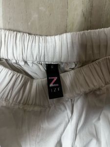 White Parachute Pants - Comfy &amp; Stylish (Size M)