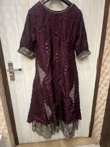 Elegant Maroon Kurta