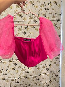 Imported Pink Corset Top