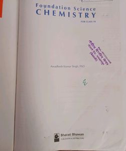 Ncert Based Chemistry Class -10th (Bharti Bhawan)