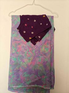 Purple Saree