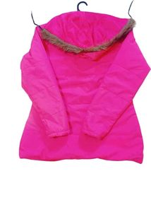 Winter Wear Full Sleeves Solid Pink Jacket