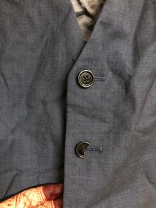Blue Plain Waistcoat