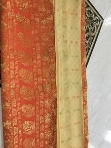 New Golden Colour Saree