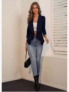 Black Cascade Blazer