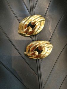 Gold Stainless Steel Earrings