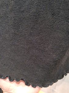 Black V Neck Top