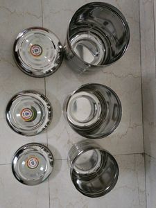 Stainless Steel Container, Set Of 3