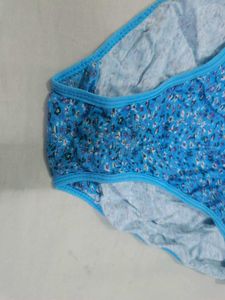 Blue Floral Panty Costumization Available