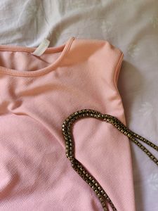 Ruched Pink Dress