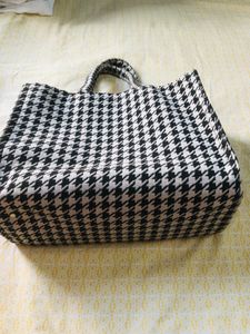 Houndstooth Tote Bag