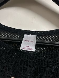 Black Lace Cover-Up Dress