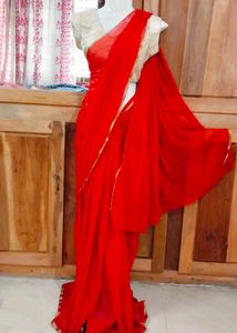 Saree❤️with Blouse