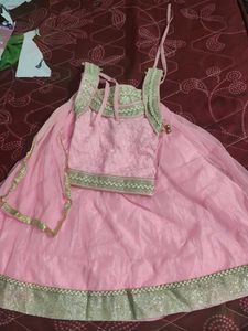 Cute Pink Lehenga Choli Set