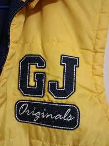 Yellow Sleeveless Jacket