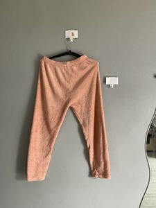 Peach Terrycloth Lounge Pants