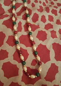 Two Pearl Chains Neckpiece