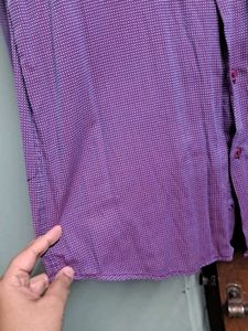 Dual Colored Formal Checked Shirt