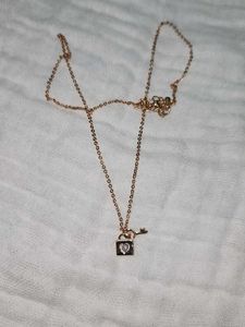 Rosegold Anti Tarnish Chain Pendant @150