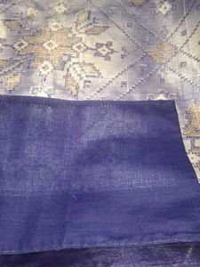 Tusser Silk Saree With Blouse