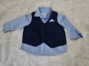 Boy's Formal Vest Shirt 9-12 M