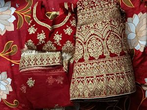 Red & Gold Bridal Lehenga Choli