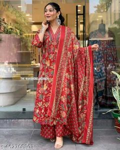 Kurta With Dupatta And Bottom wear