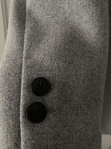 Zara Gray Wool Blend Coat