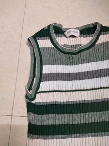 Korean Vest Crop Top