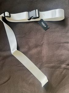 White Buckle Belt