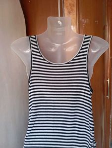 Striped Bodycon Midi Dress