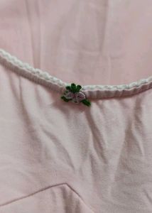 Cute Pink Long Sleeve Top