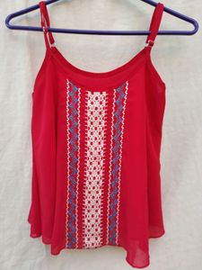 💯limited offer Cute red crop top