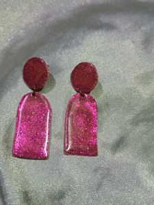 Boho Clay Statement Earrings