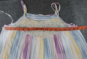 Striped Pastel Maxi Dress