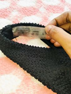 Textured Black Bikini Bottom🖤
