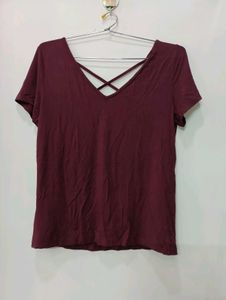 Criss-Cross Back Tee