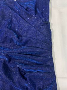 Blue Shimmer Bodycon Dress
