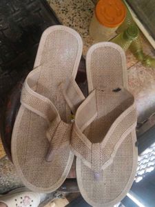 Woven Thong Slippers