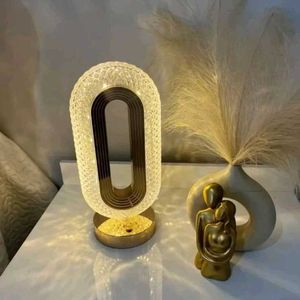 Modern Crystal Table Lamp