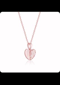 Giva Real Silver Rose Gold Heart Combo Set