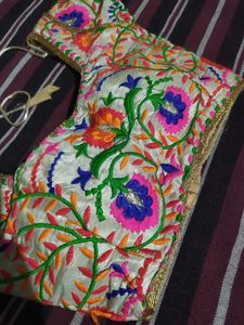 Embroidered Multi Colour  Blouse