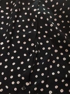 Zara Satin Polka Dot Cute|Pinterest|Korean Dress